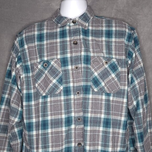 RedHead Mens Plaid Flannel Shirt Jacket XL Gray Long Sleeve Lined Pockets - Picture 1 of 8